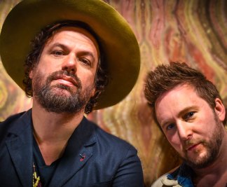 Michael Glabicki of Rusted Root with Dirk Miller